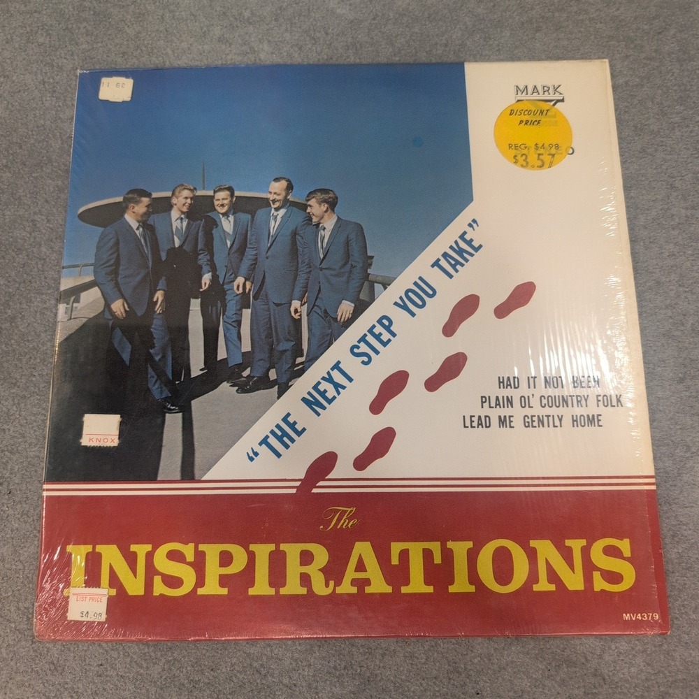 The Inspirations The Next Step You Take Vinyl LP Mark Five Studios MV4379 Gospel